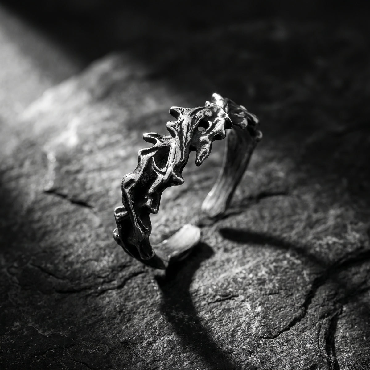 The Thorned Open Band Ring