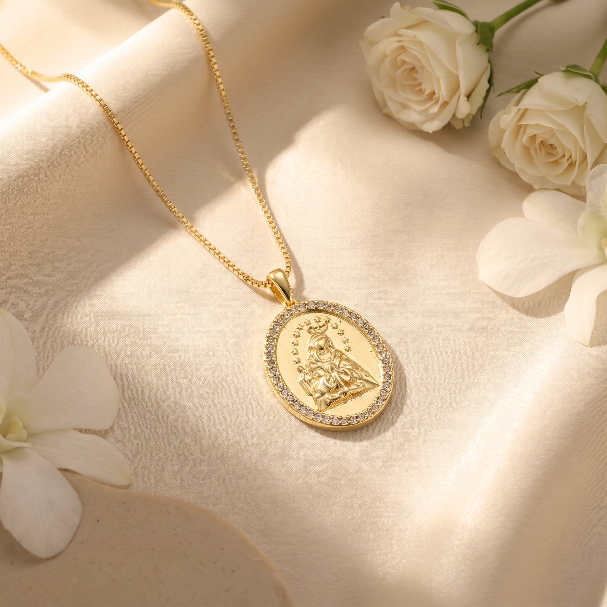 The Marian Medallion Necklace