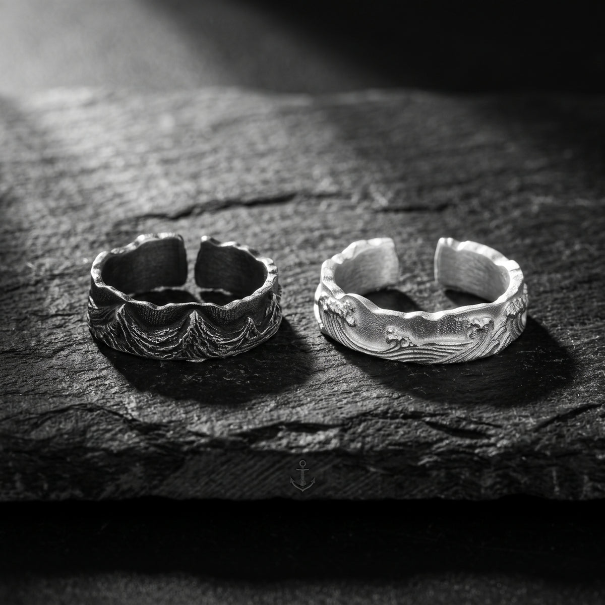The Ocean Wave Open Band Ring