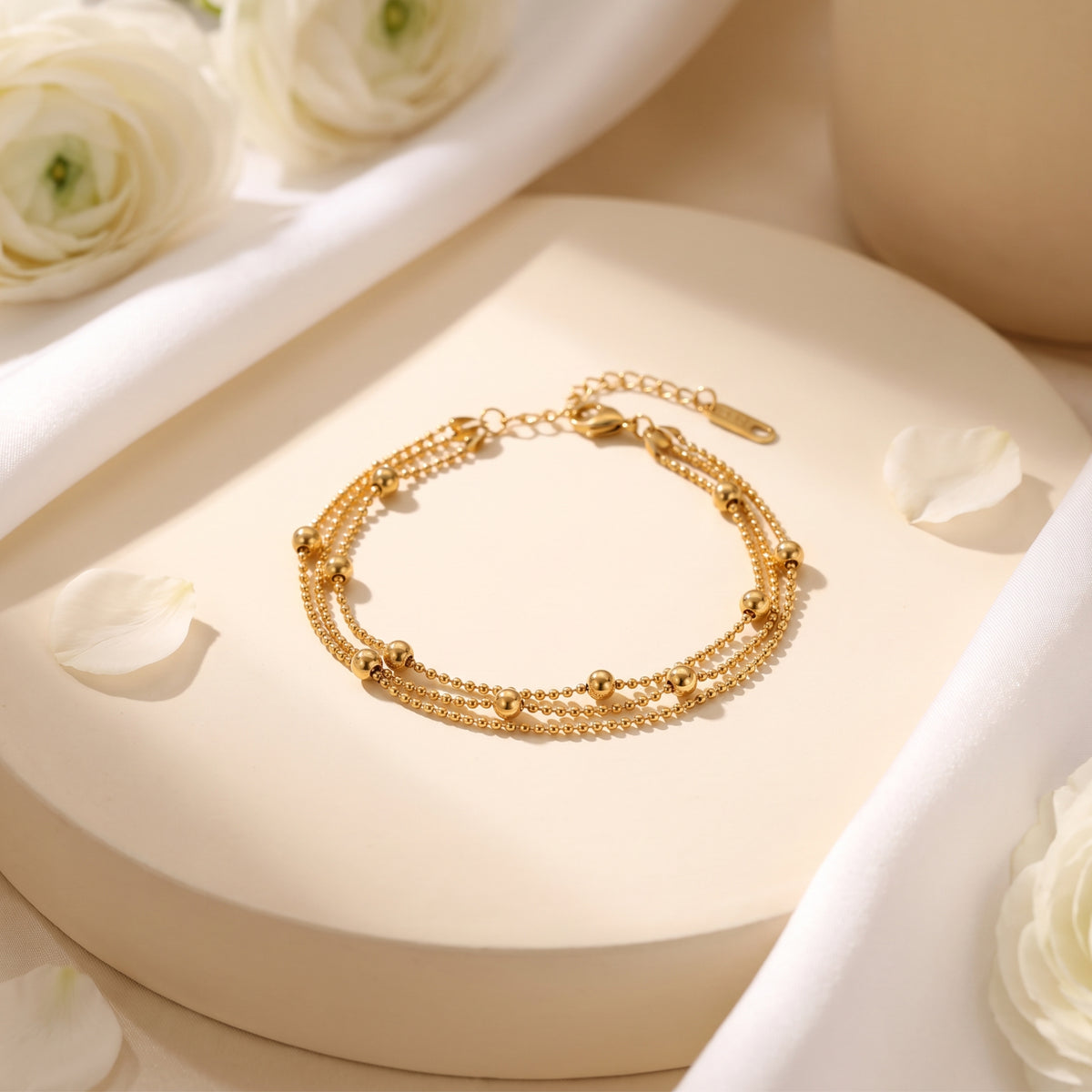 The Multi-Strand Bead Bracelet