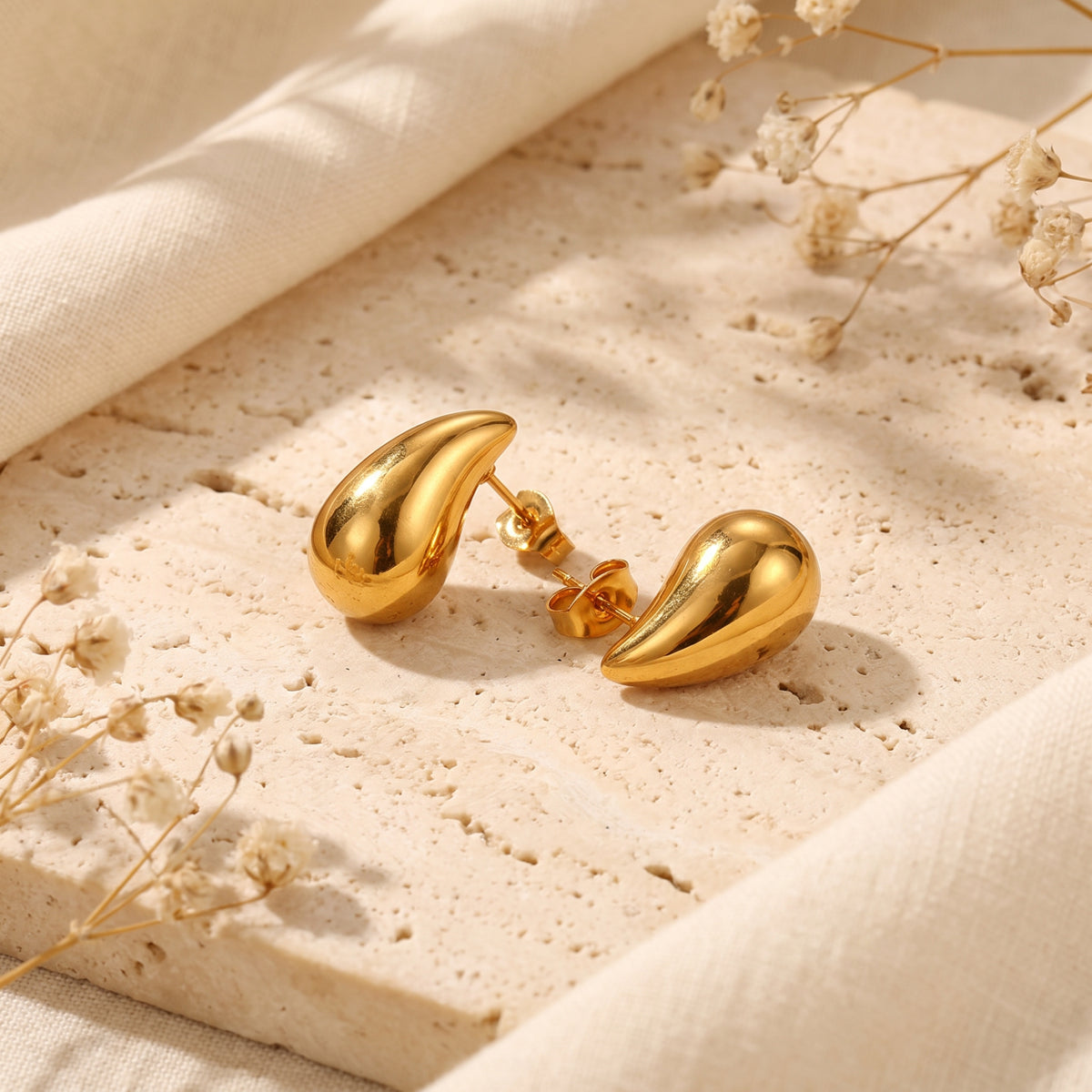 The Liquid Teardrop Earrings