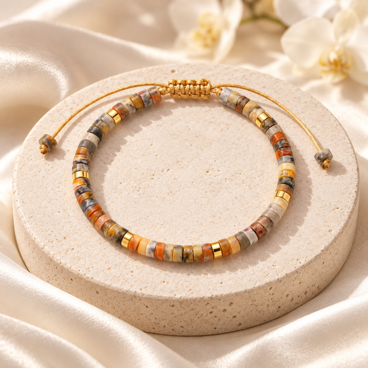 The Natural Stone Macrame Bracelet