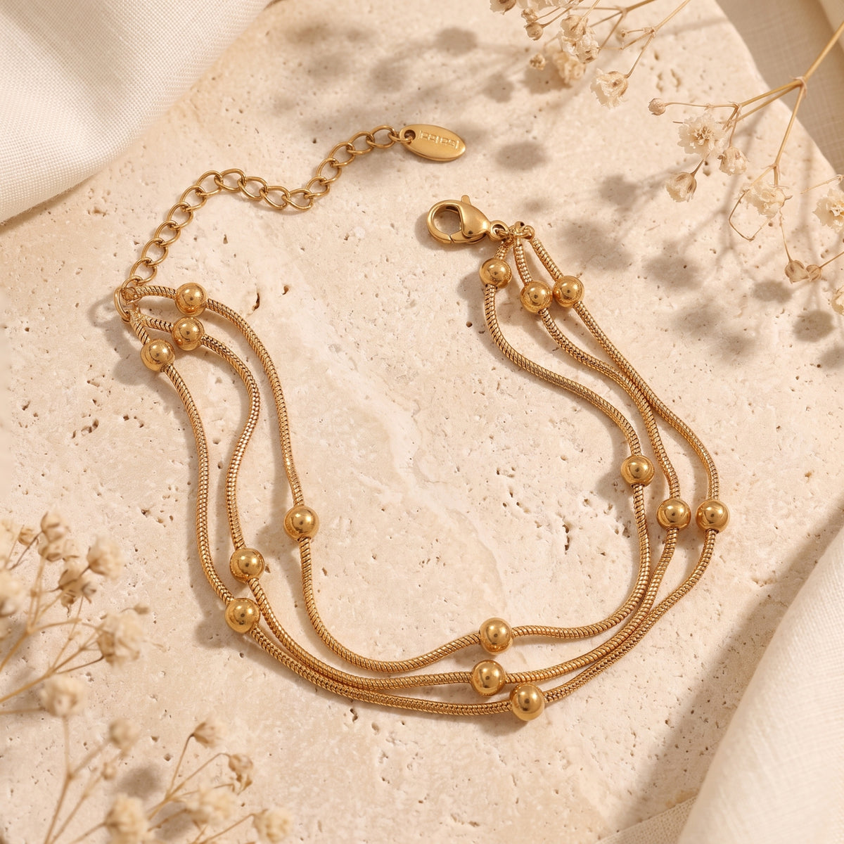 The Layered Bead Bracelet