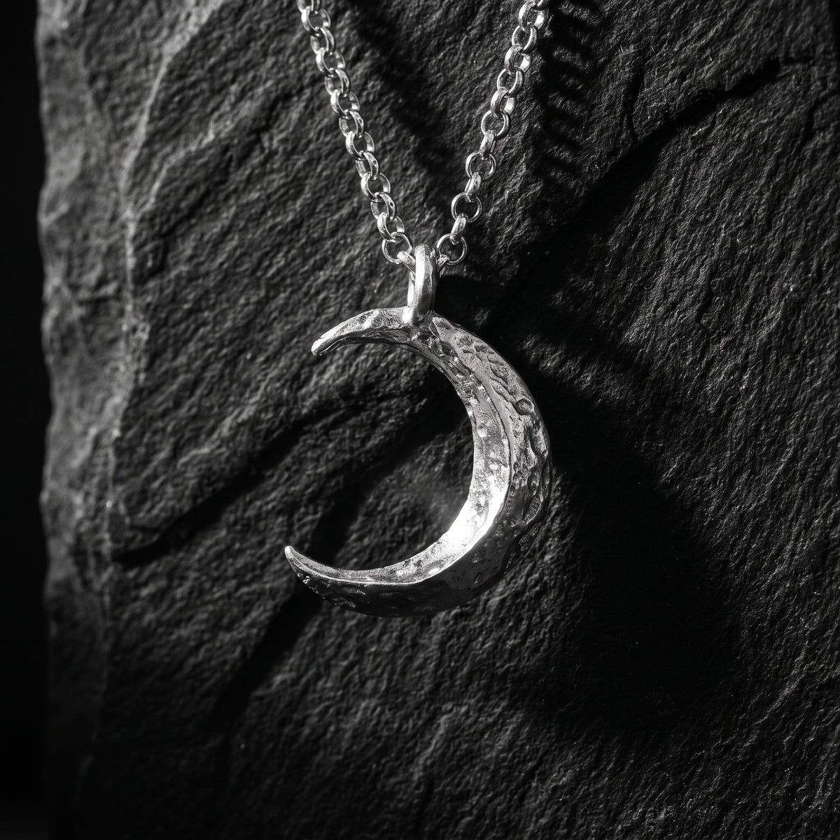 The Cratered Moon Necklace