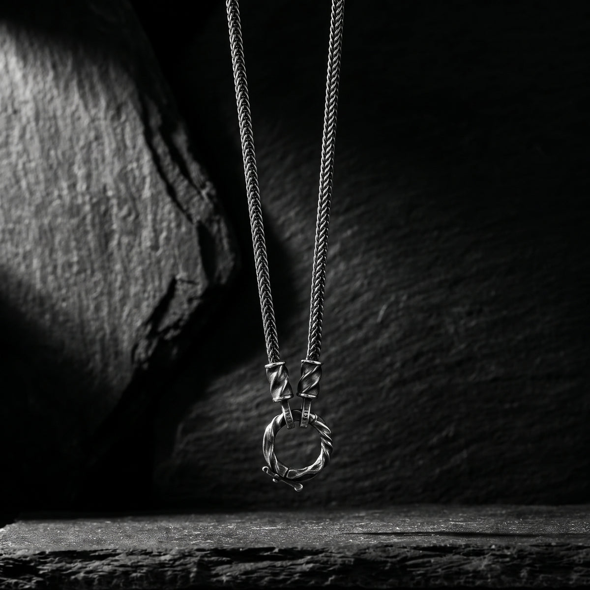 The Twisted Ring Necklace