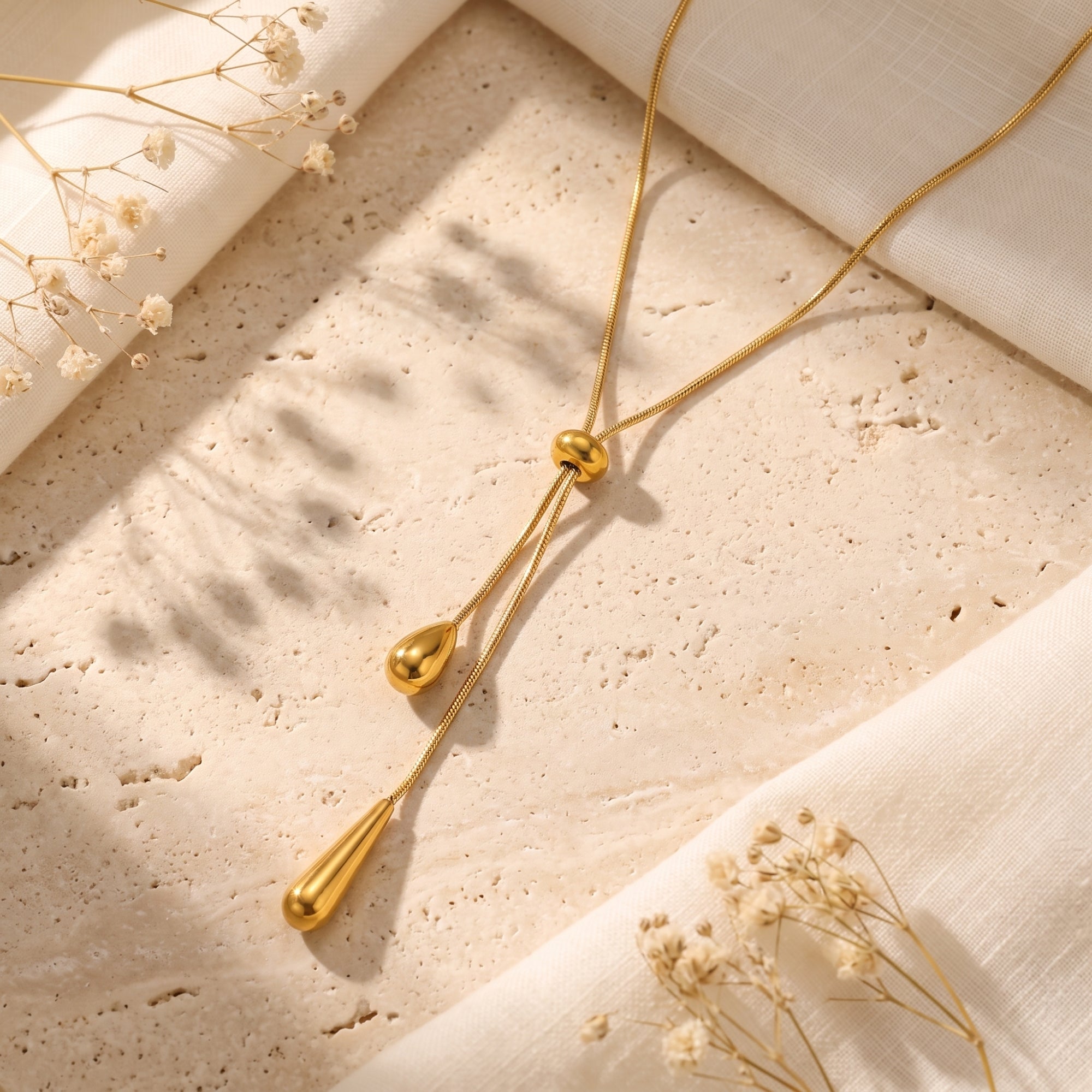 The Fluid Lariat Necklace