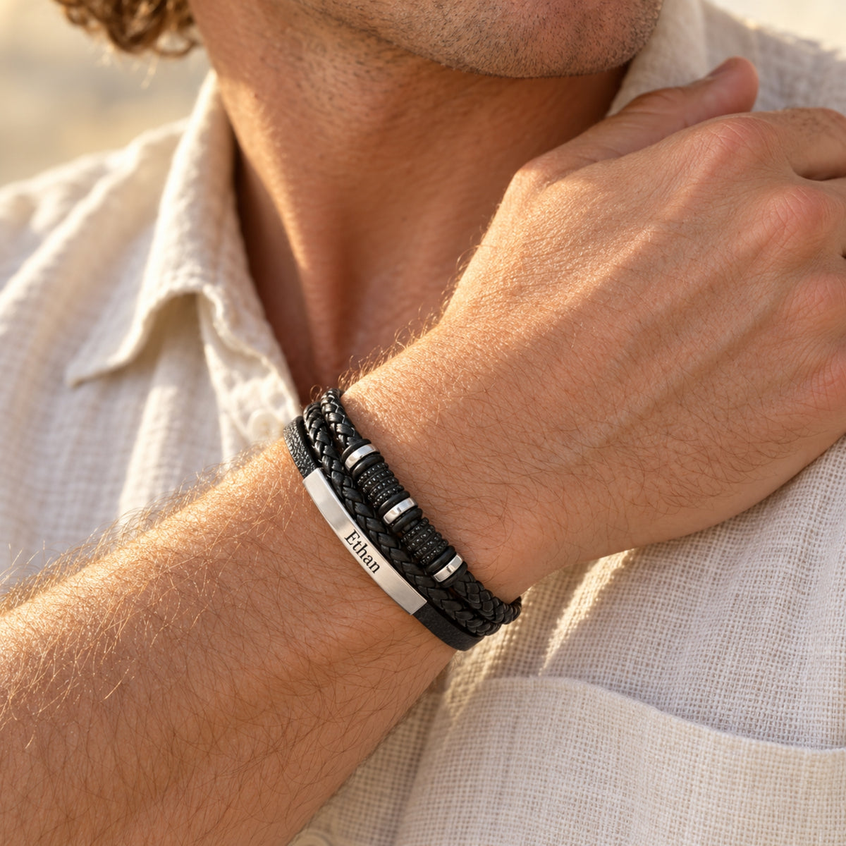The Multi-Strand Bar Bracelet