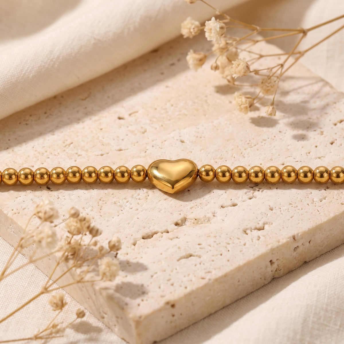The Sculpted Heart Bracelet