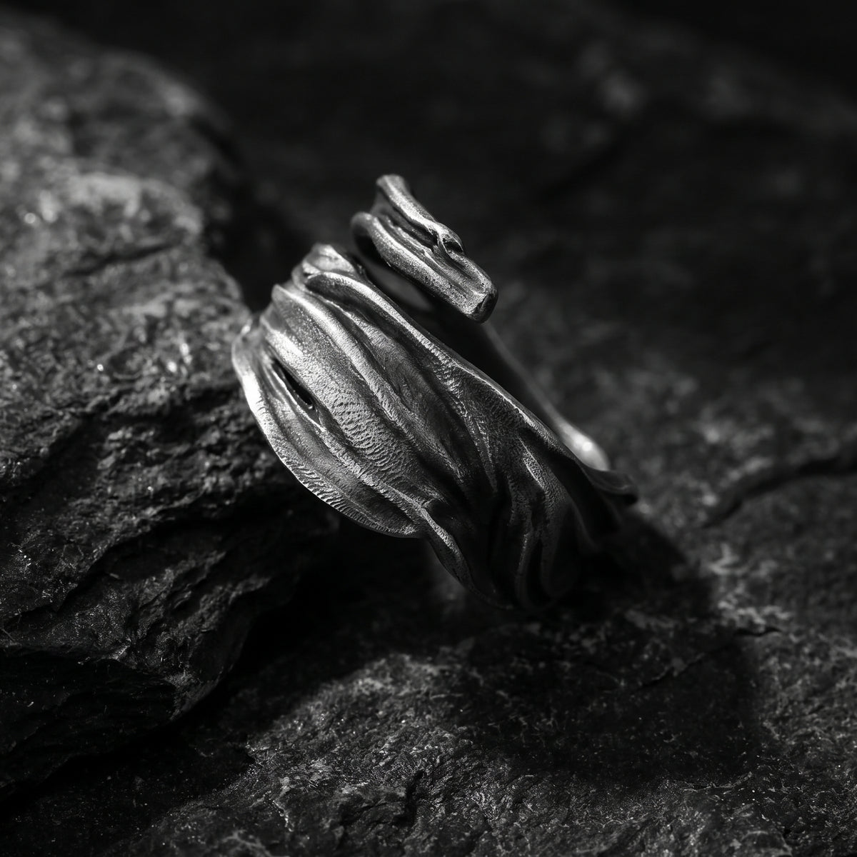 The Strata Layered Open Ring