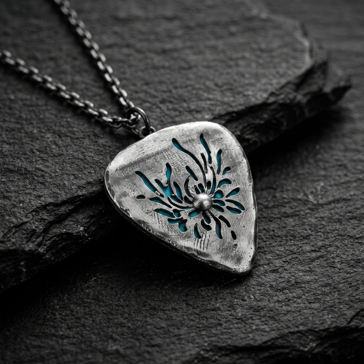 The Anemone Pick Pendant Necklace