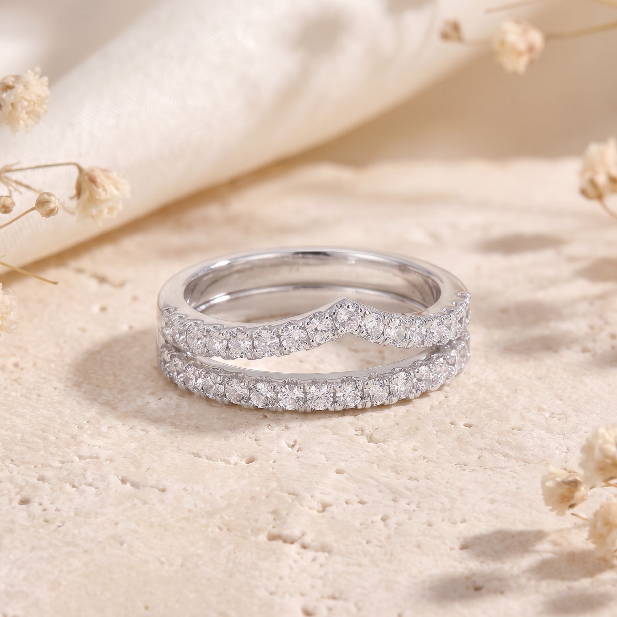 The Double Chevron Ring