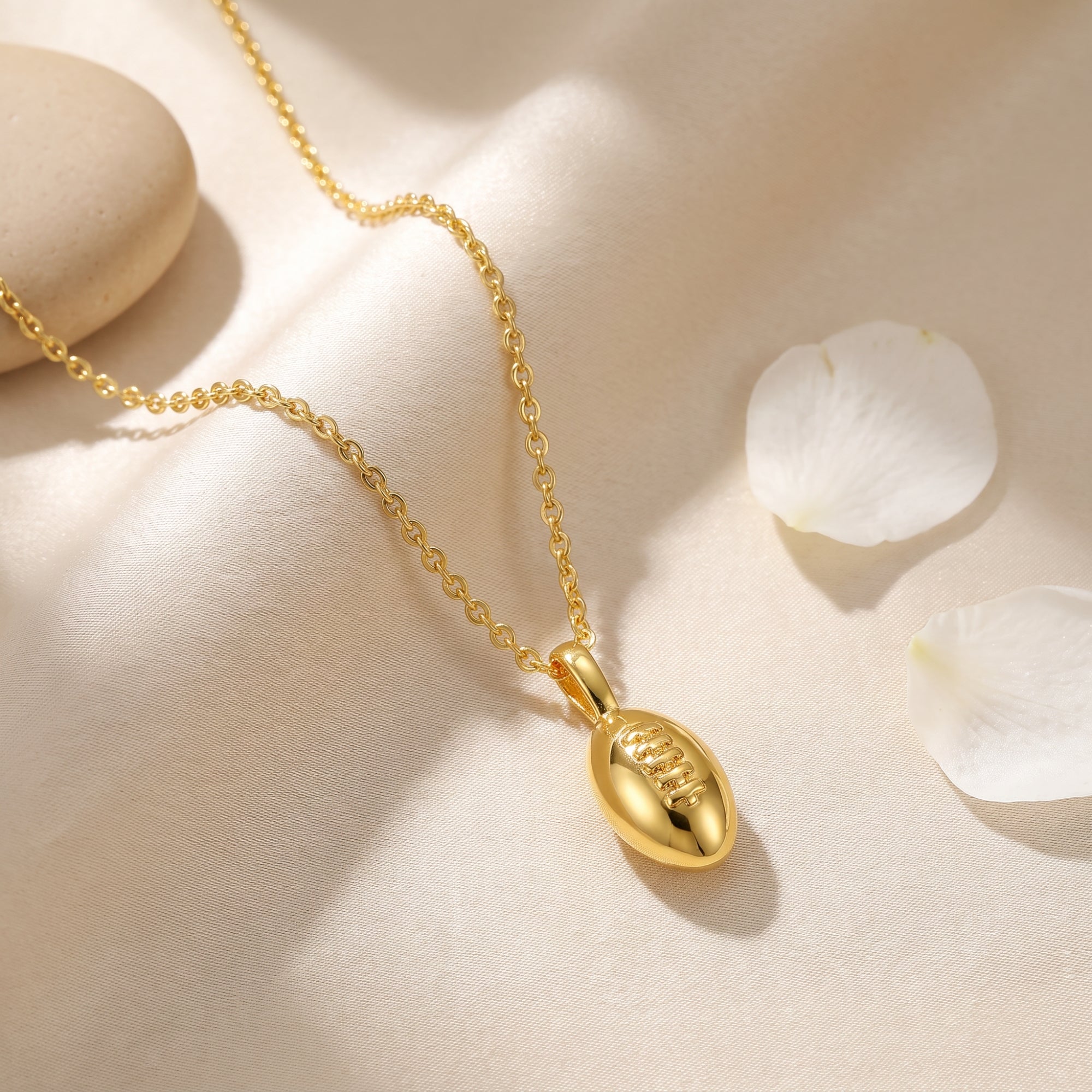 The Football Pendant Necklace
