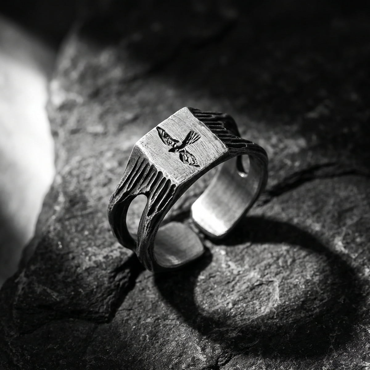 The Soaring Falcon Signet Ring