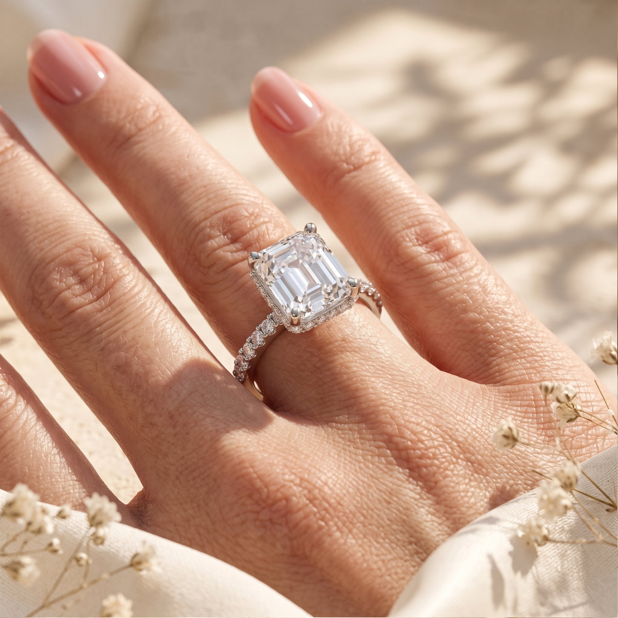 The Emerald Solitaire Ring