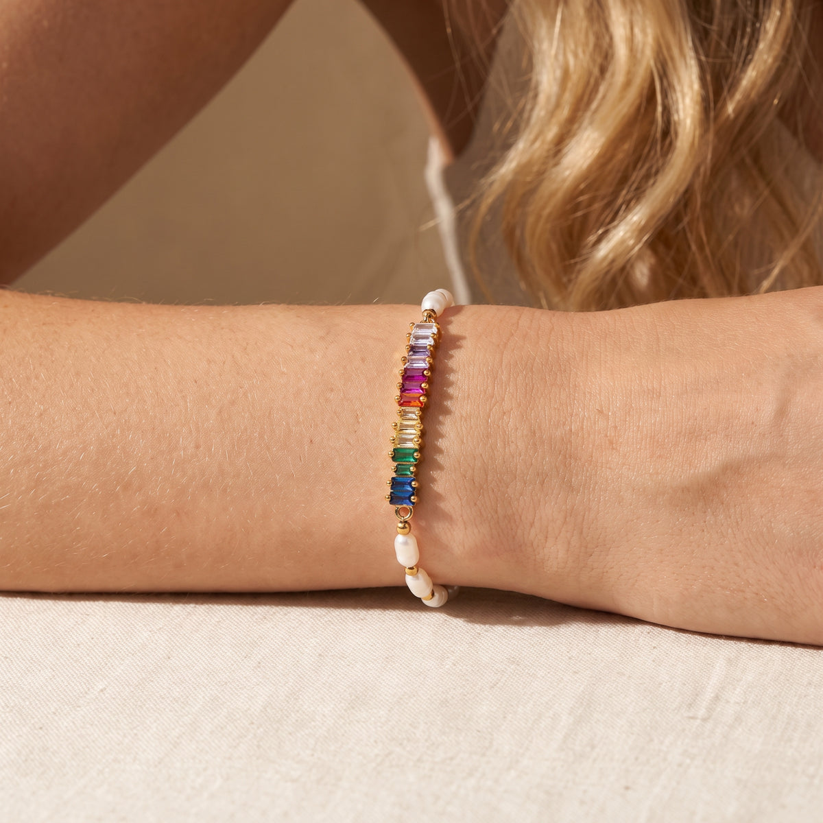 The Prism Baguette Bar Bracelet