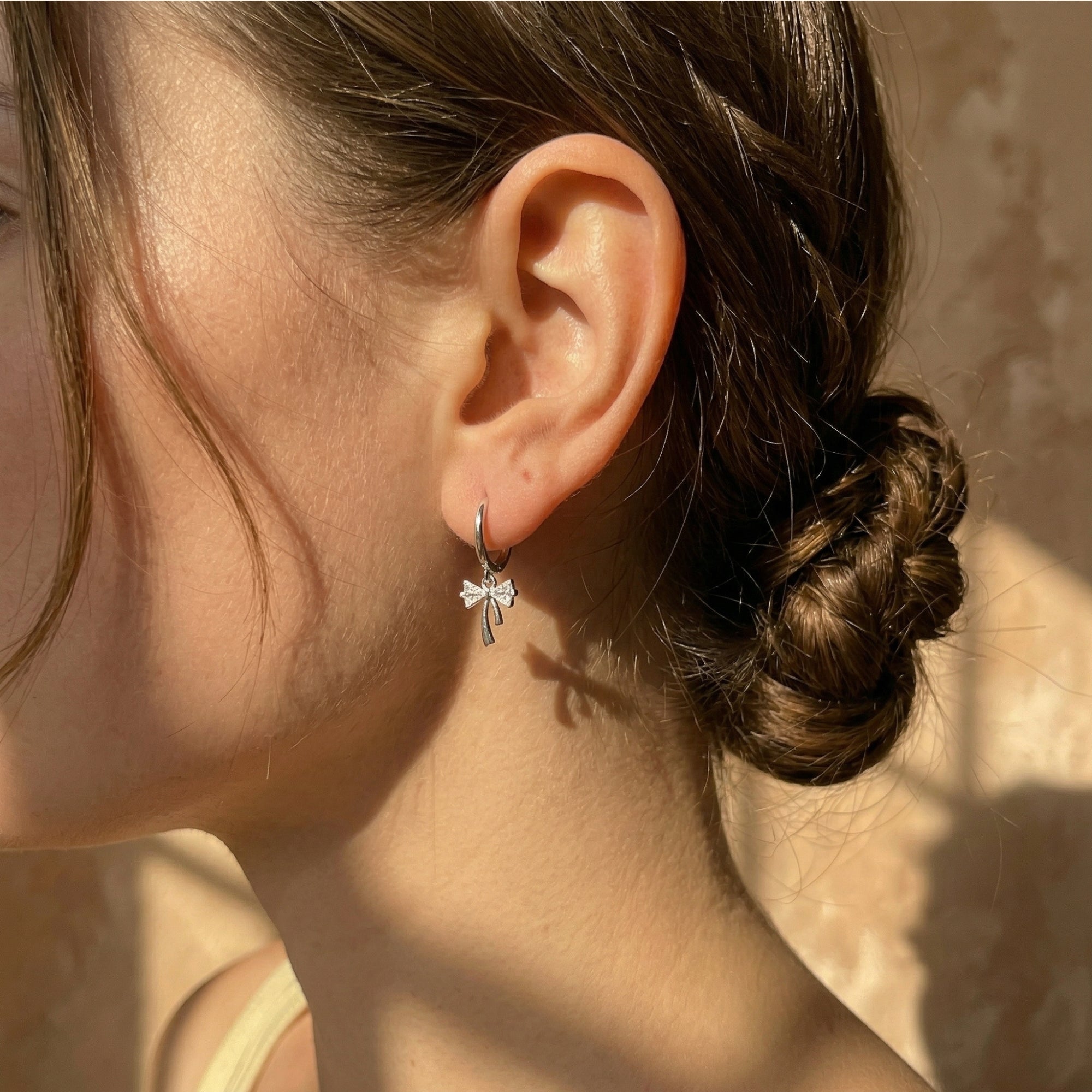 The Tied Together Bow Earrings