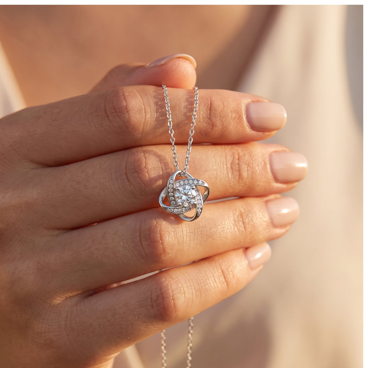 The Entwined Knot Necklace