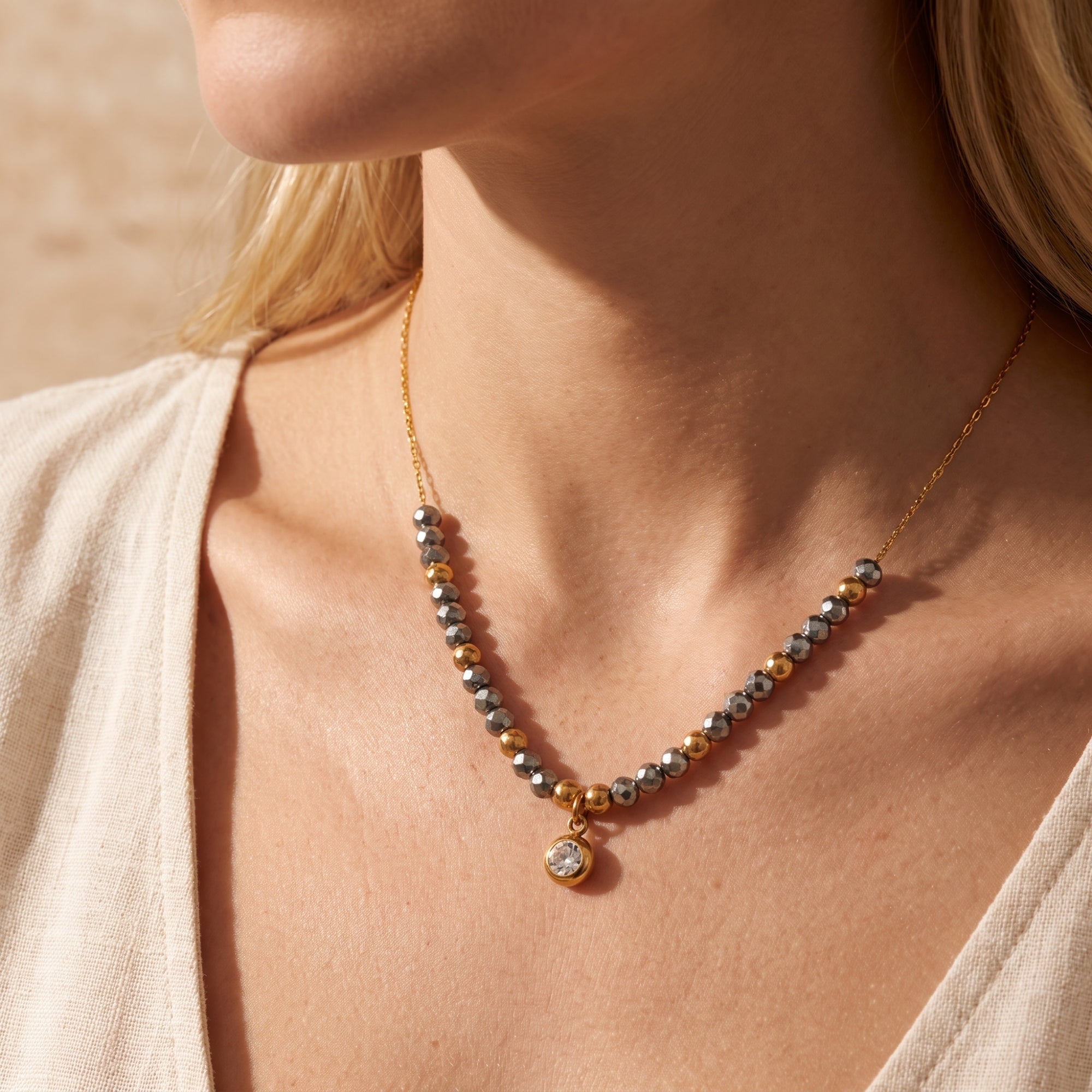 The Solis Beaded Necklace