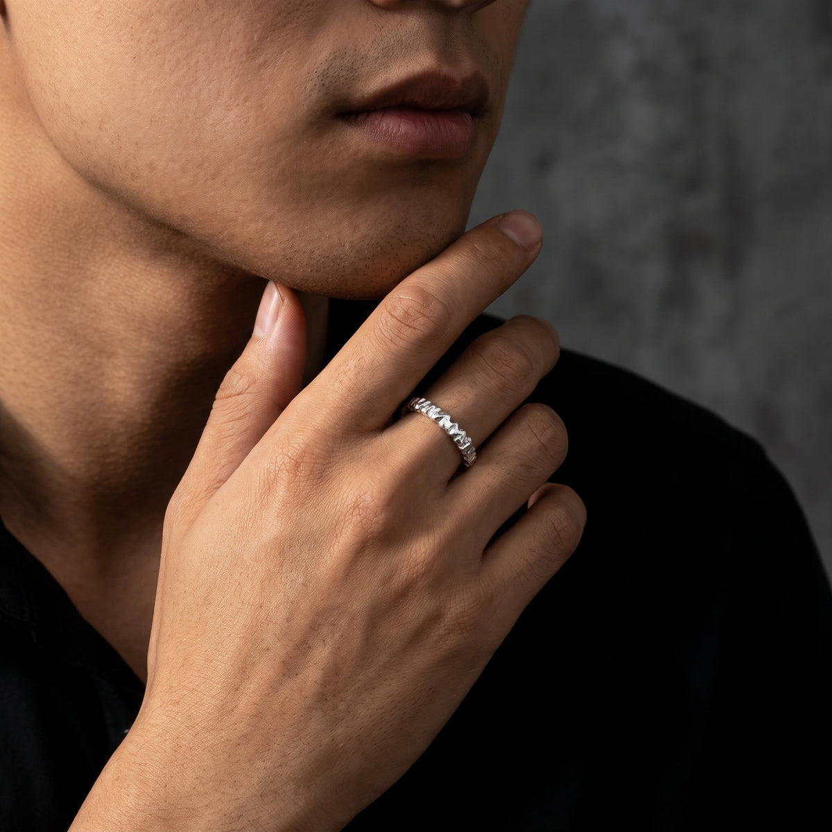 The Carved Open Band Ring