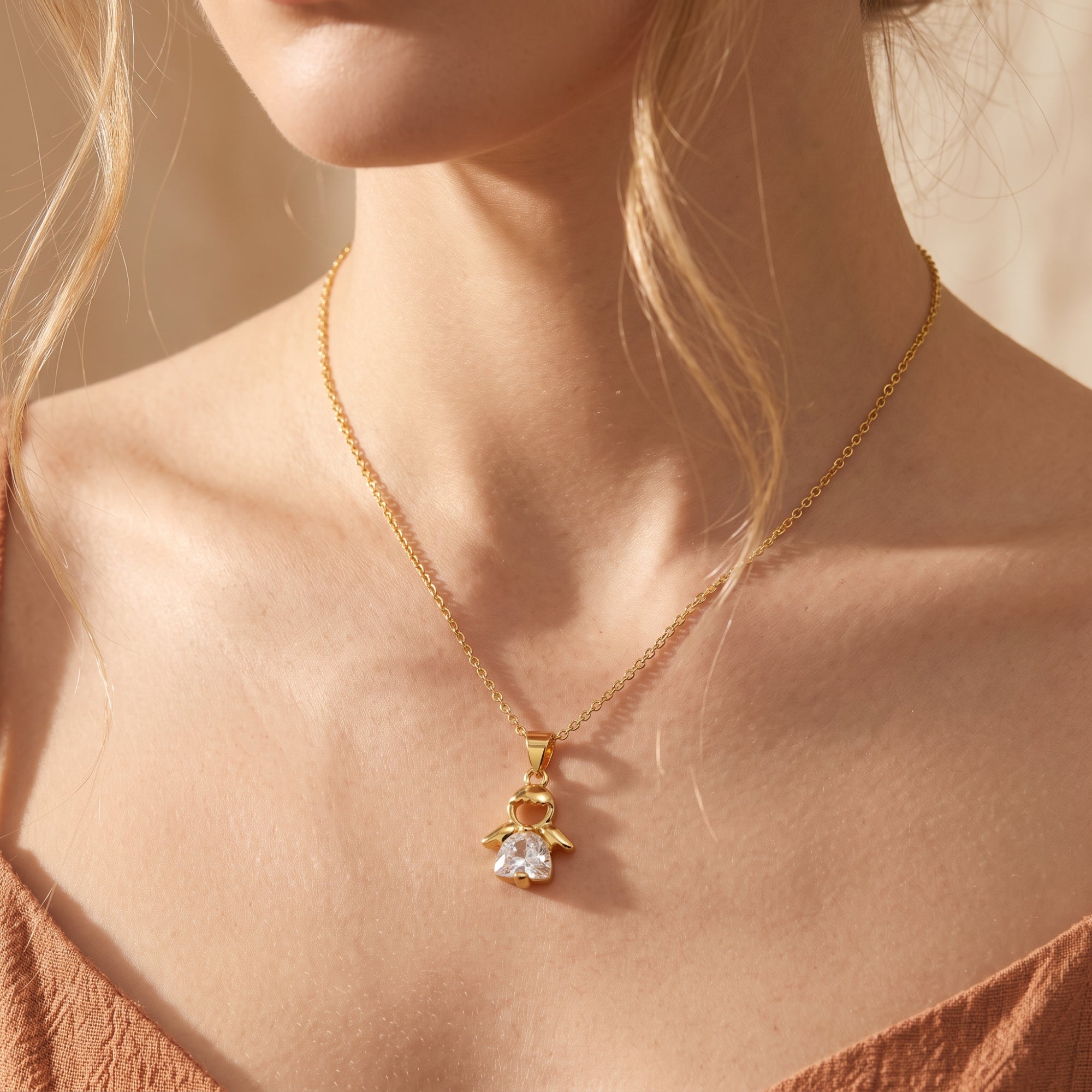 The Seraphina Angel Necklace