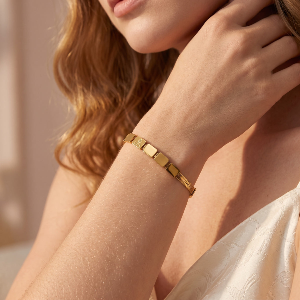 The Love Tile Link Bracelet