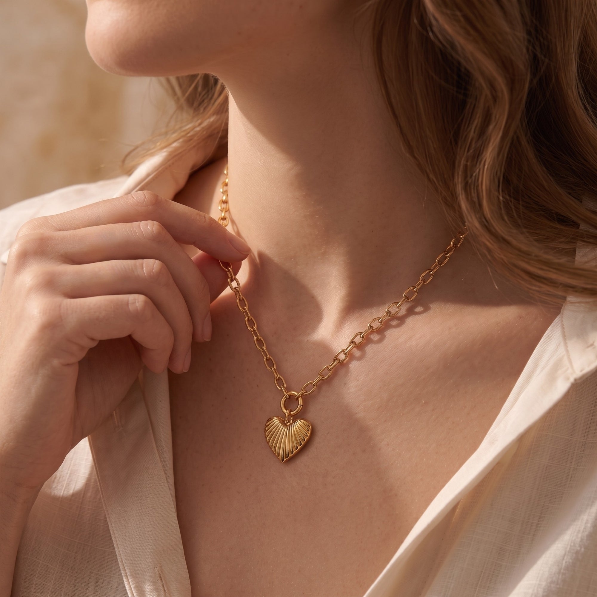 Collier pendentif cœur Verona