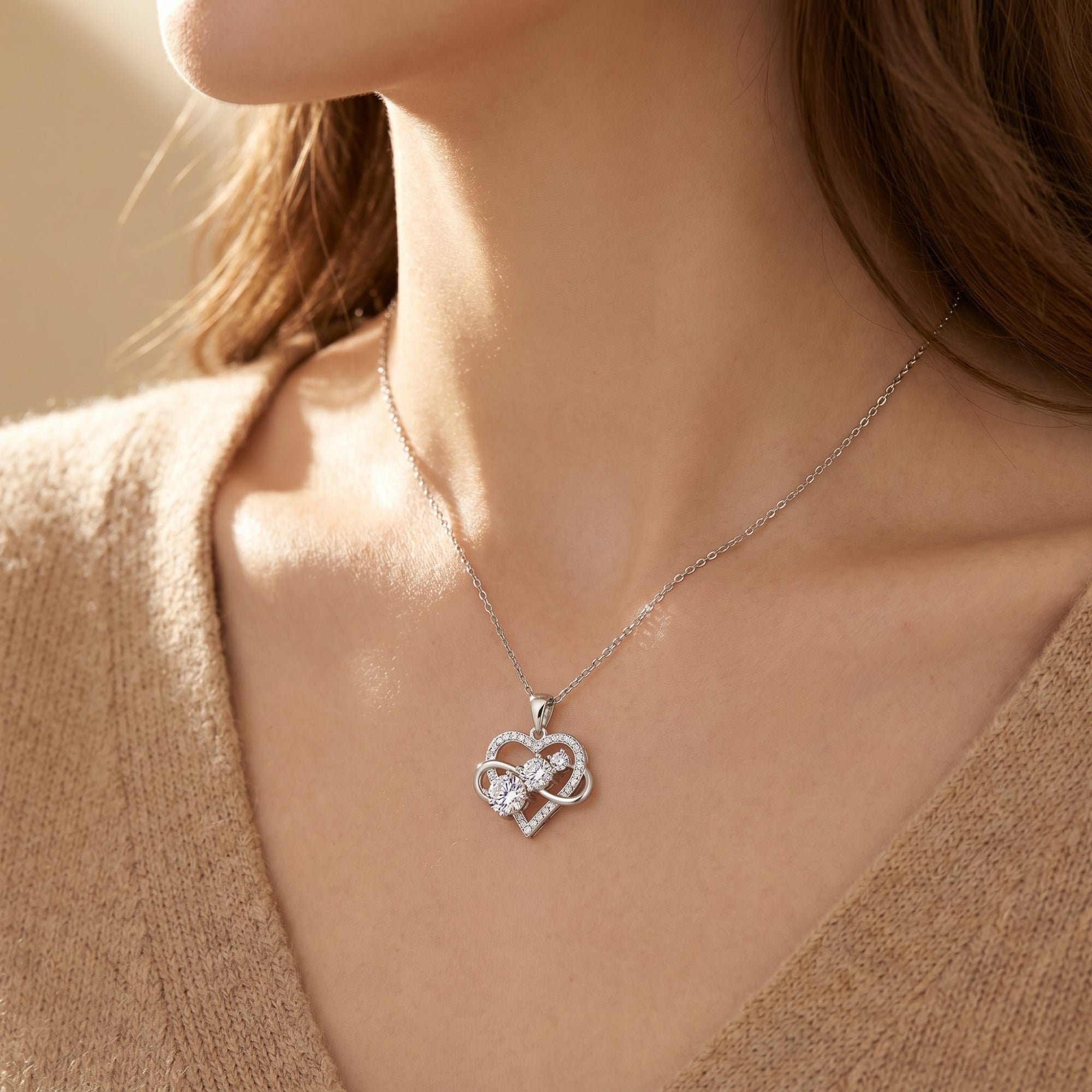 The Aureliette Moissanite Pendant Necklace