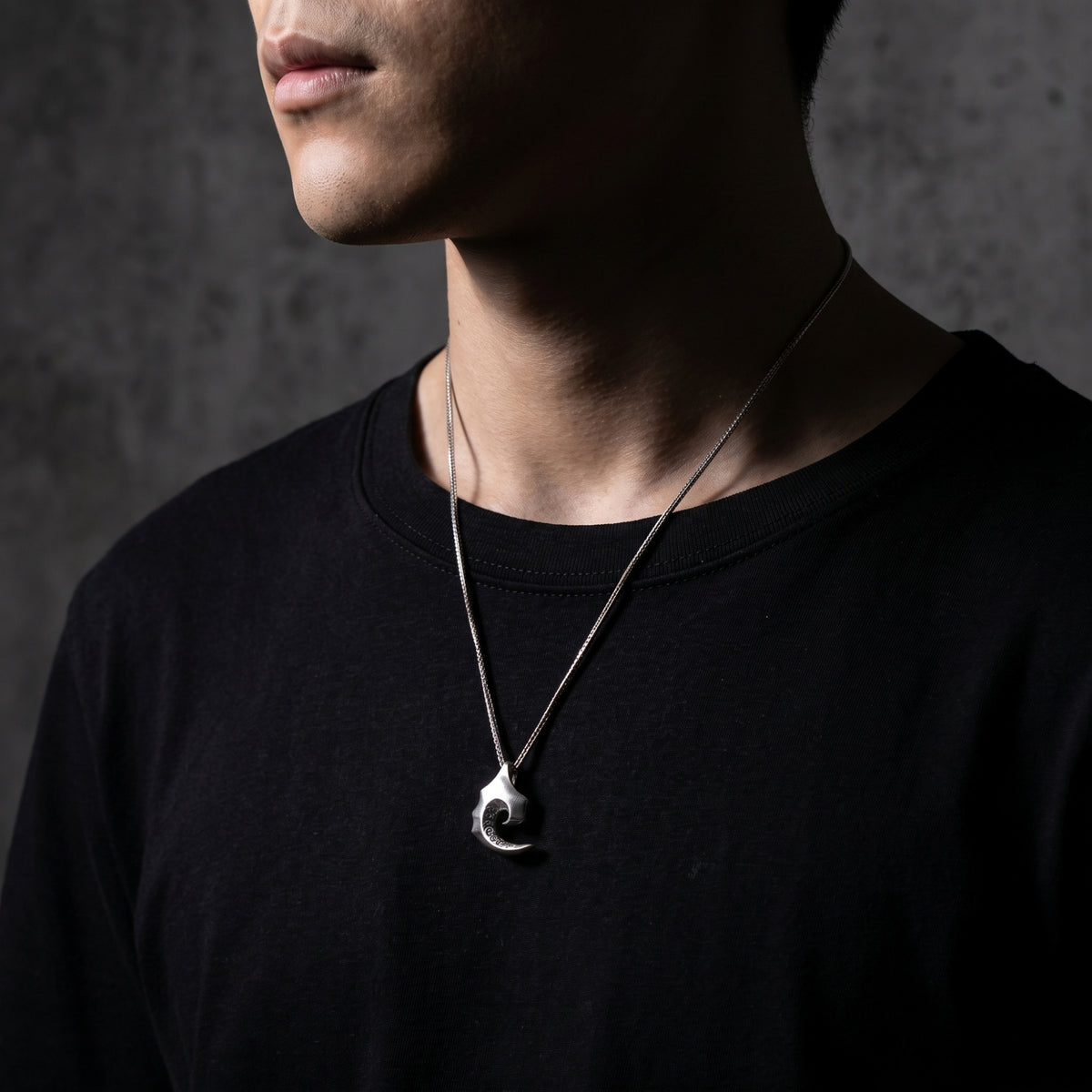 The Tidal Scroll Necklace