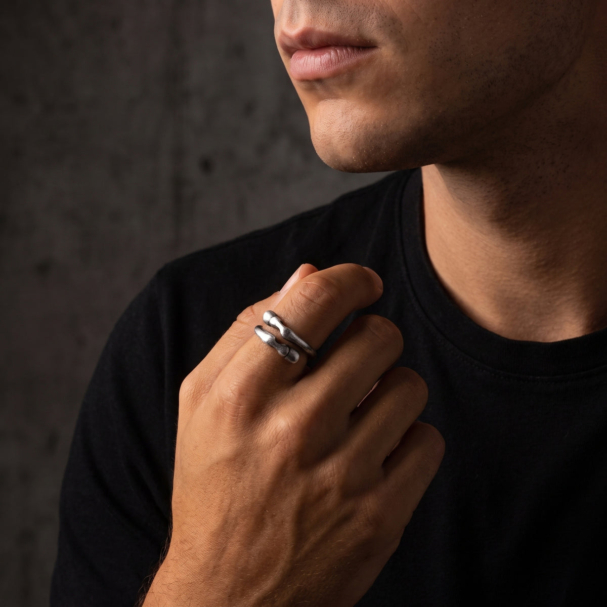 The Sculpted Contour Ring