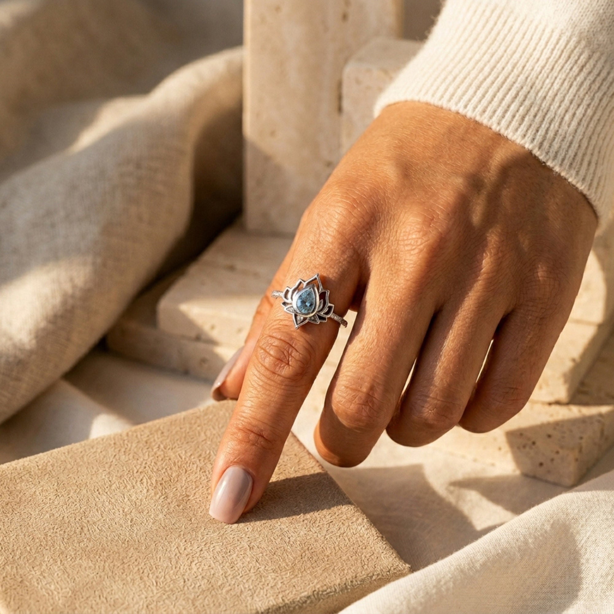 The 'Resilient Lotus' Bloom Ring