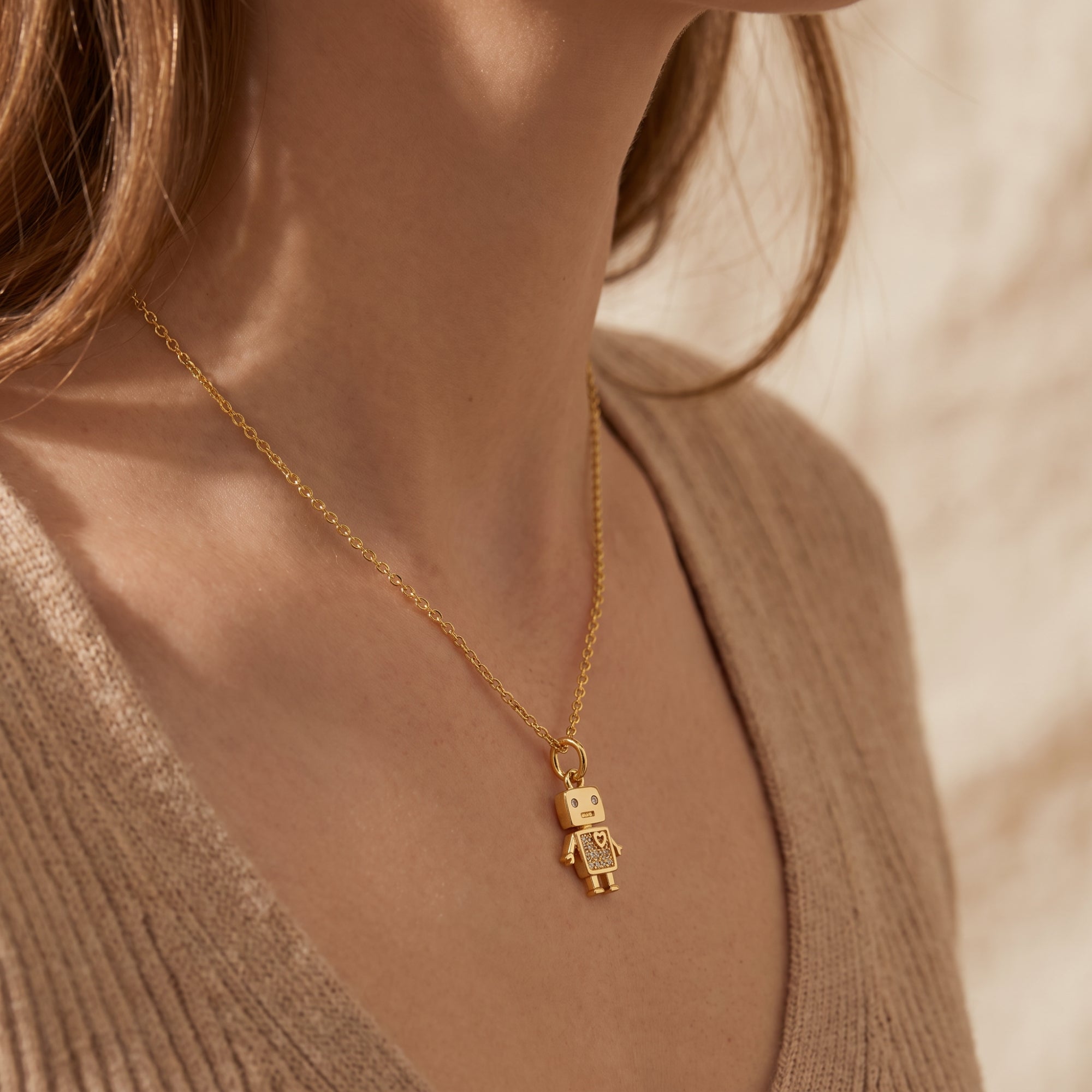 The Cosmo Robot Necklace