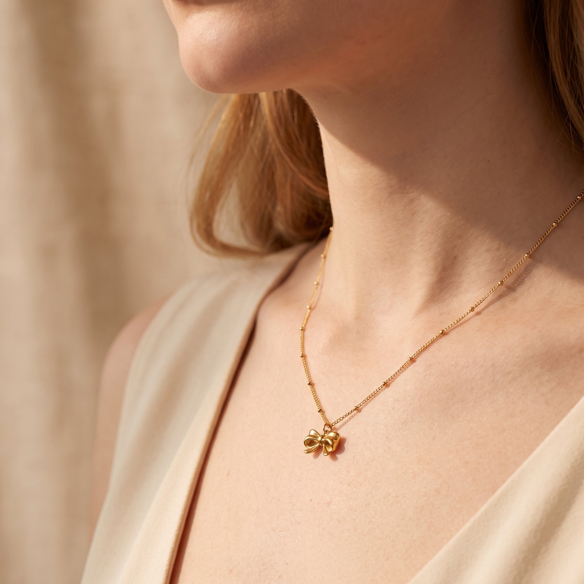 The Ribbon Bow Necklace