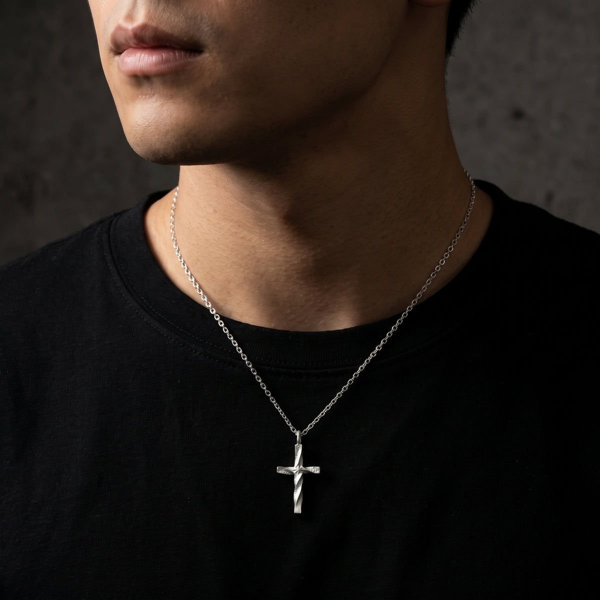 The Twisted Cross Necklace