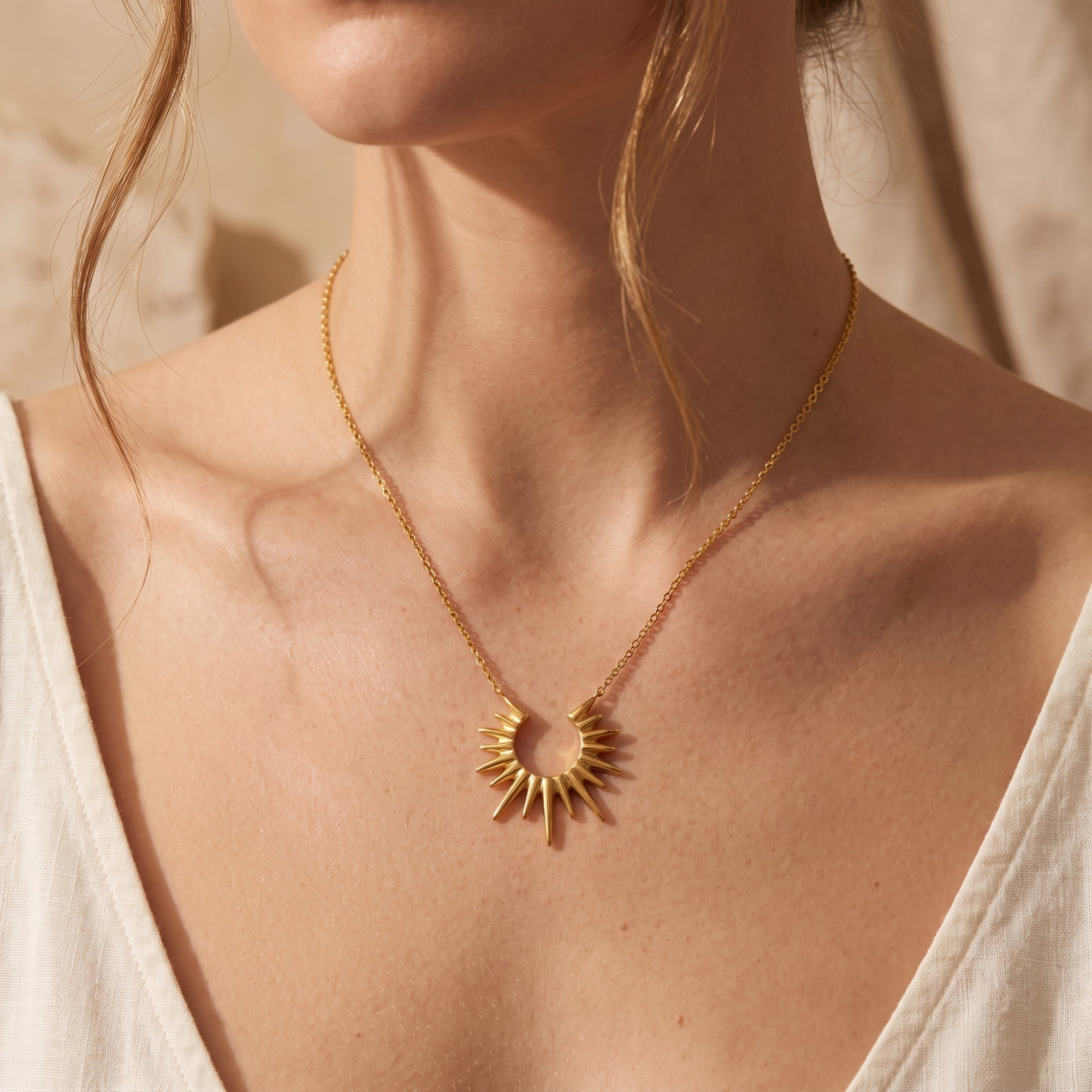 The Solar Sunburst Necklace