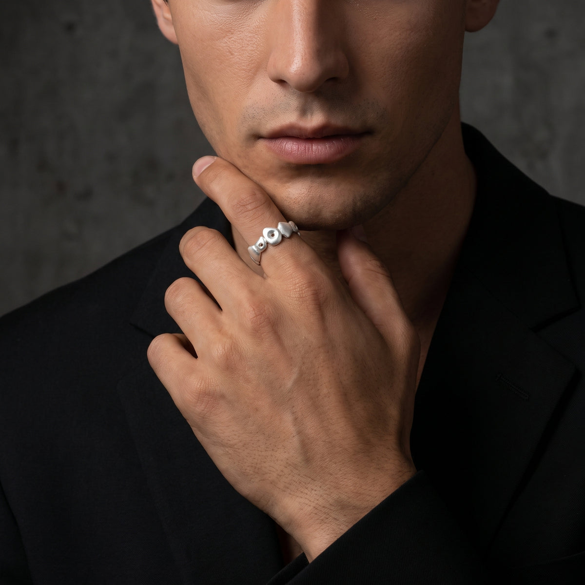 The Pebble Open Band Ring