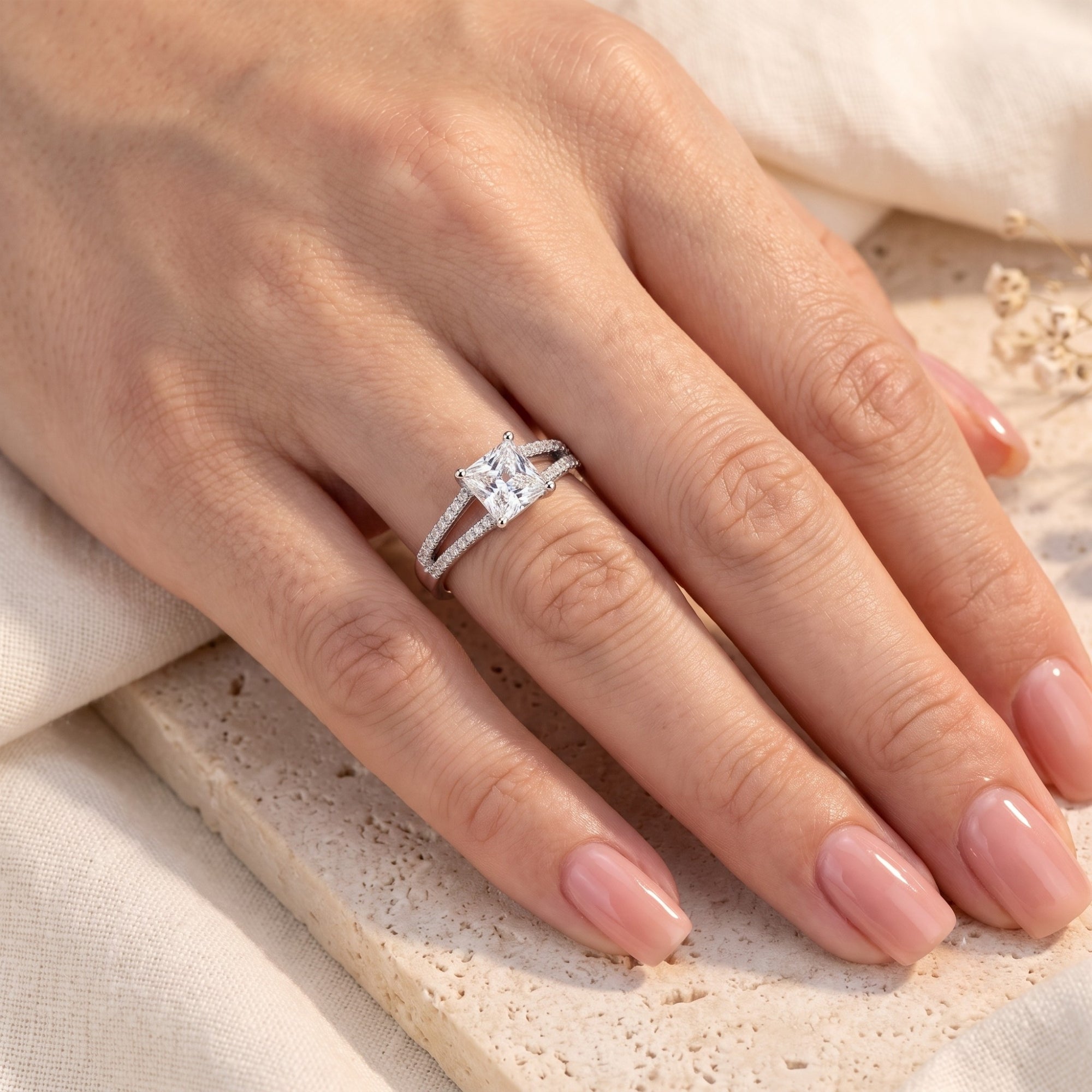 The Split-Shank Solitaire Ring