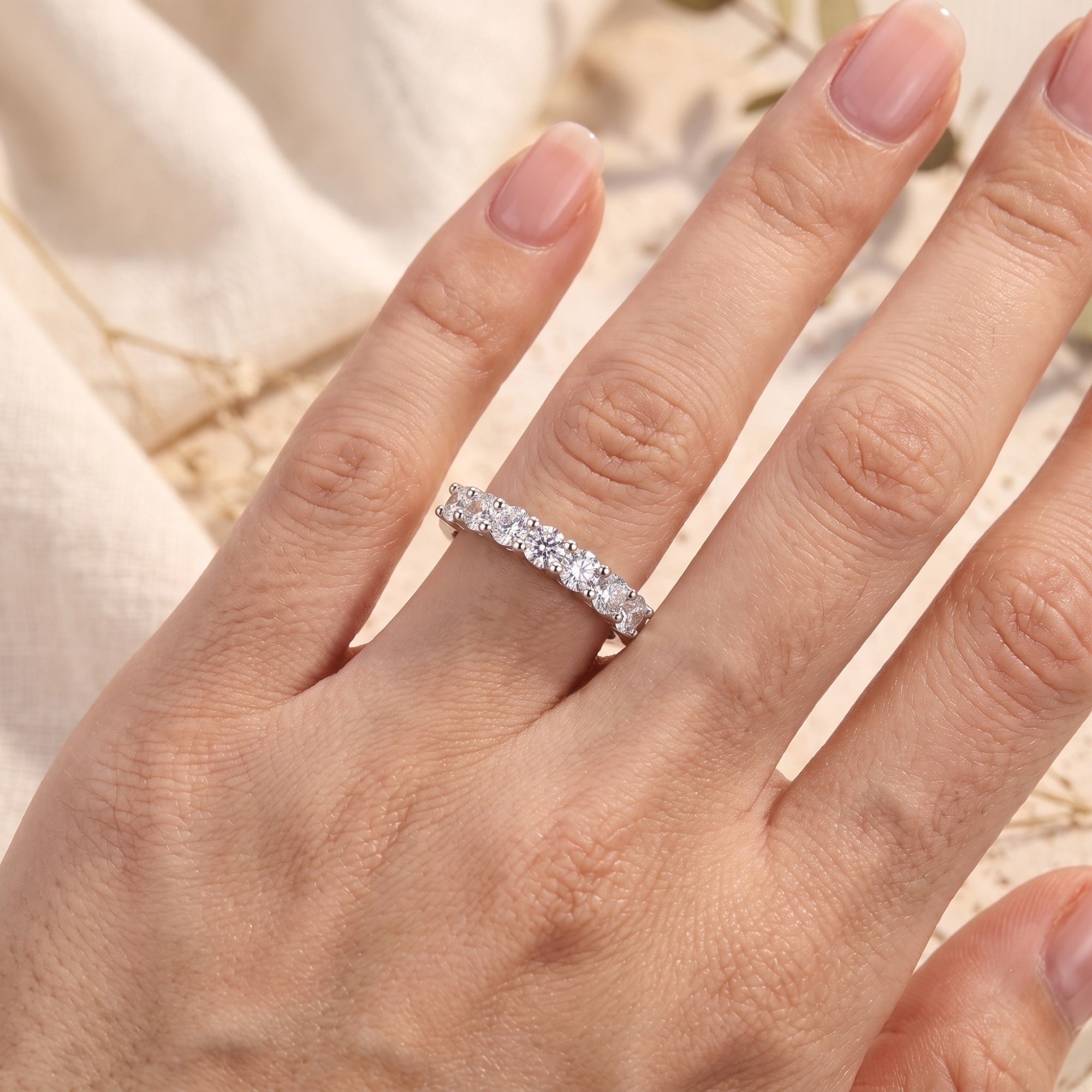 The Seven-Stone Band Ring