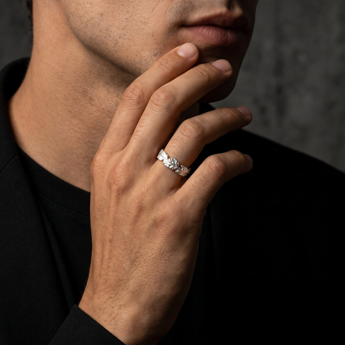 The Sylvan Oak Leaf Ring