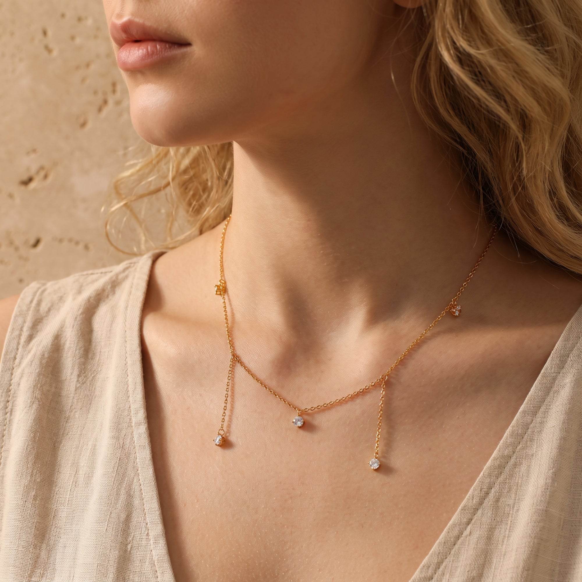 The Shimmering Dewdrop Necklace