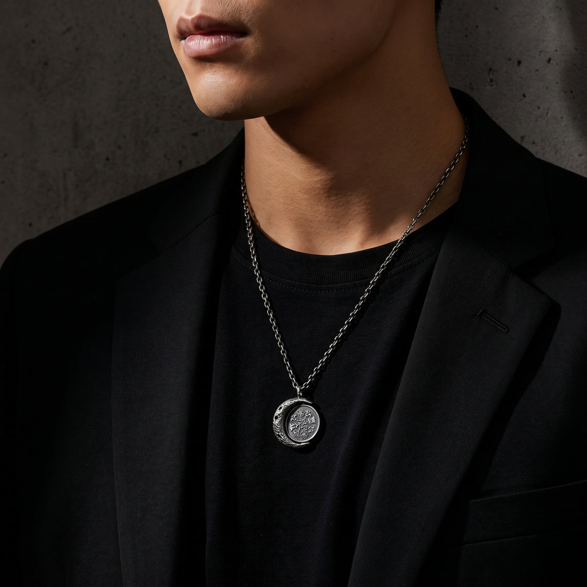 The Lunar Coin Pendant Necklace