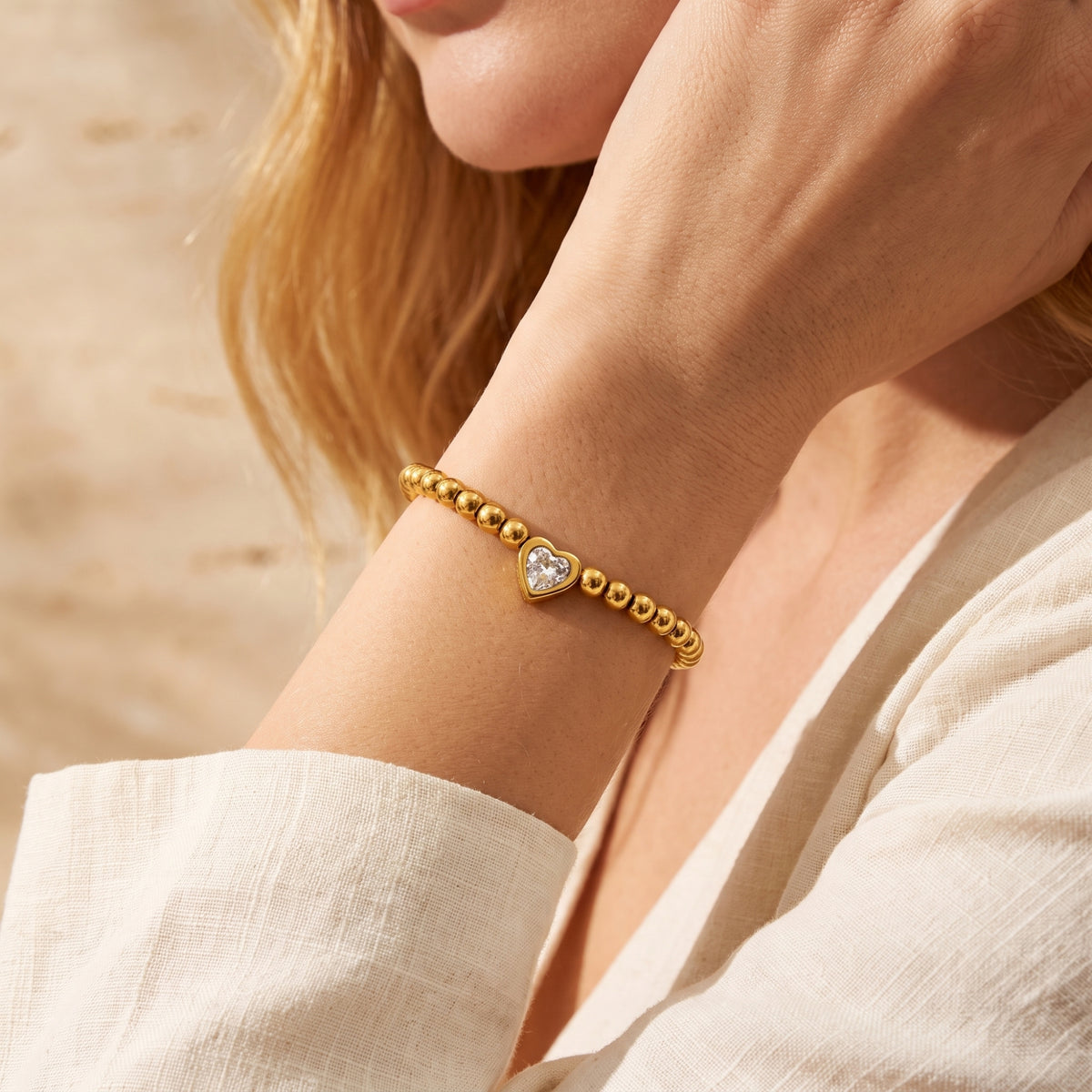The Heart Beaded Bracelet