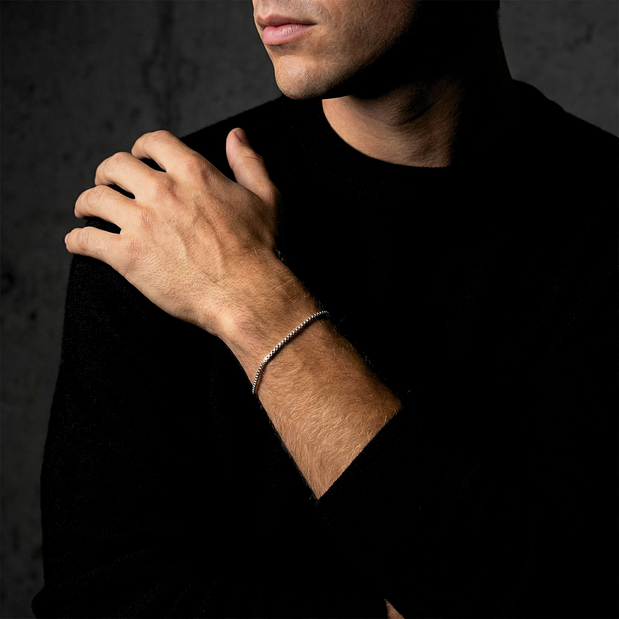 The Box Chain Bracelet - Silver