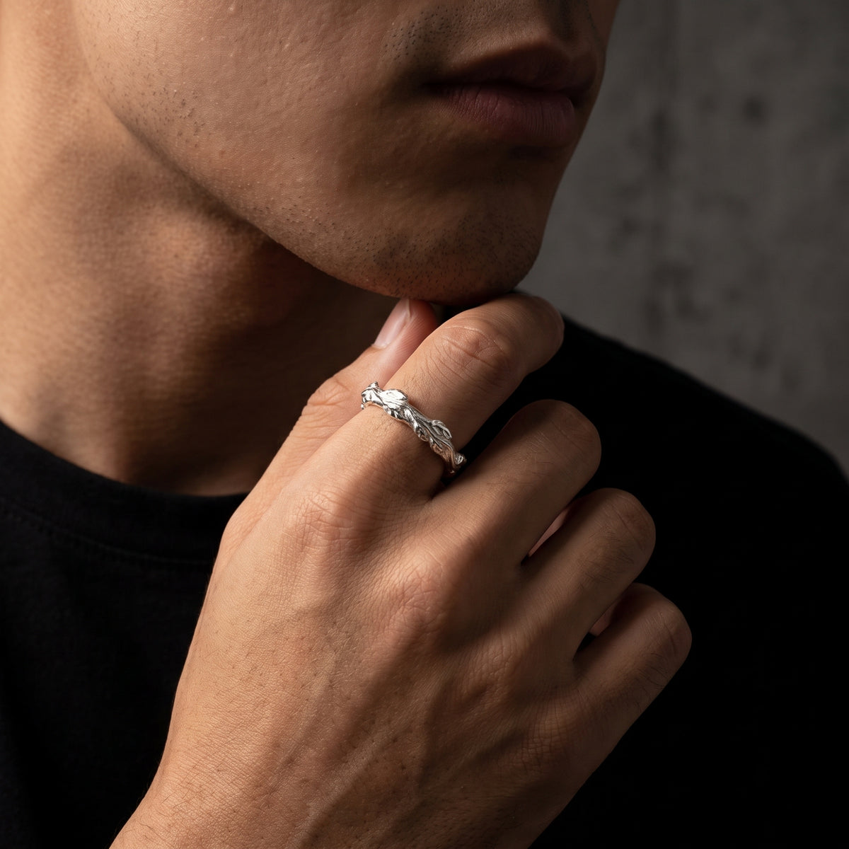 The Laurel Open Band Ring