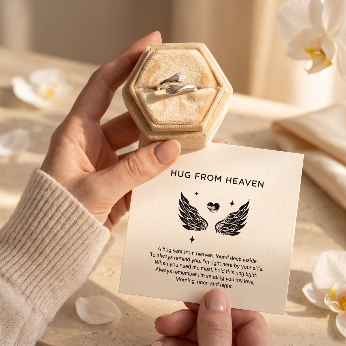 The Heavenly Hug Ring