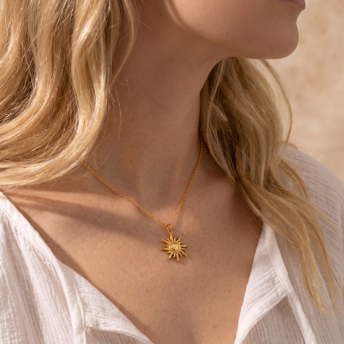 The Sunburst Pendant Necklace