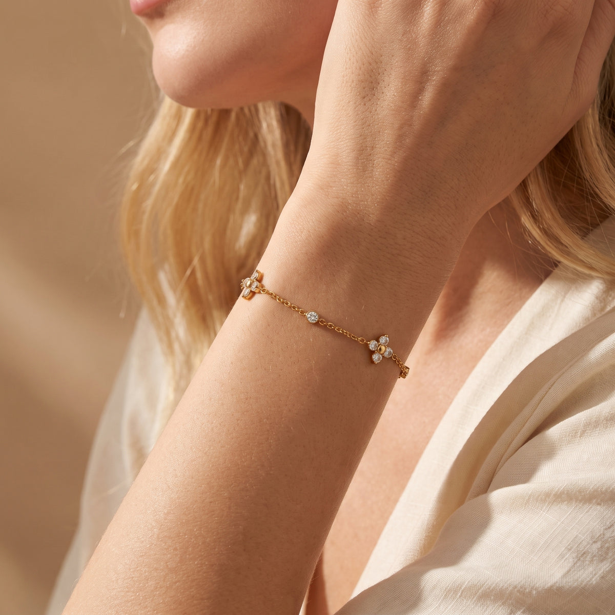 The Fleur Clover Station Bracelet