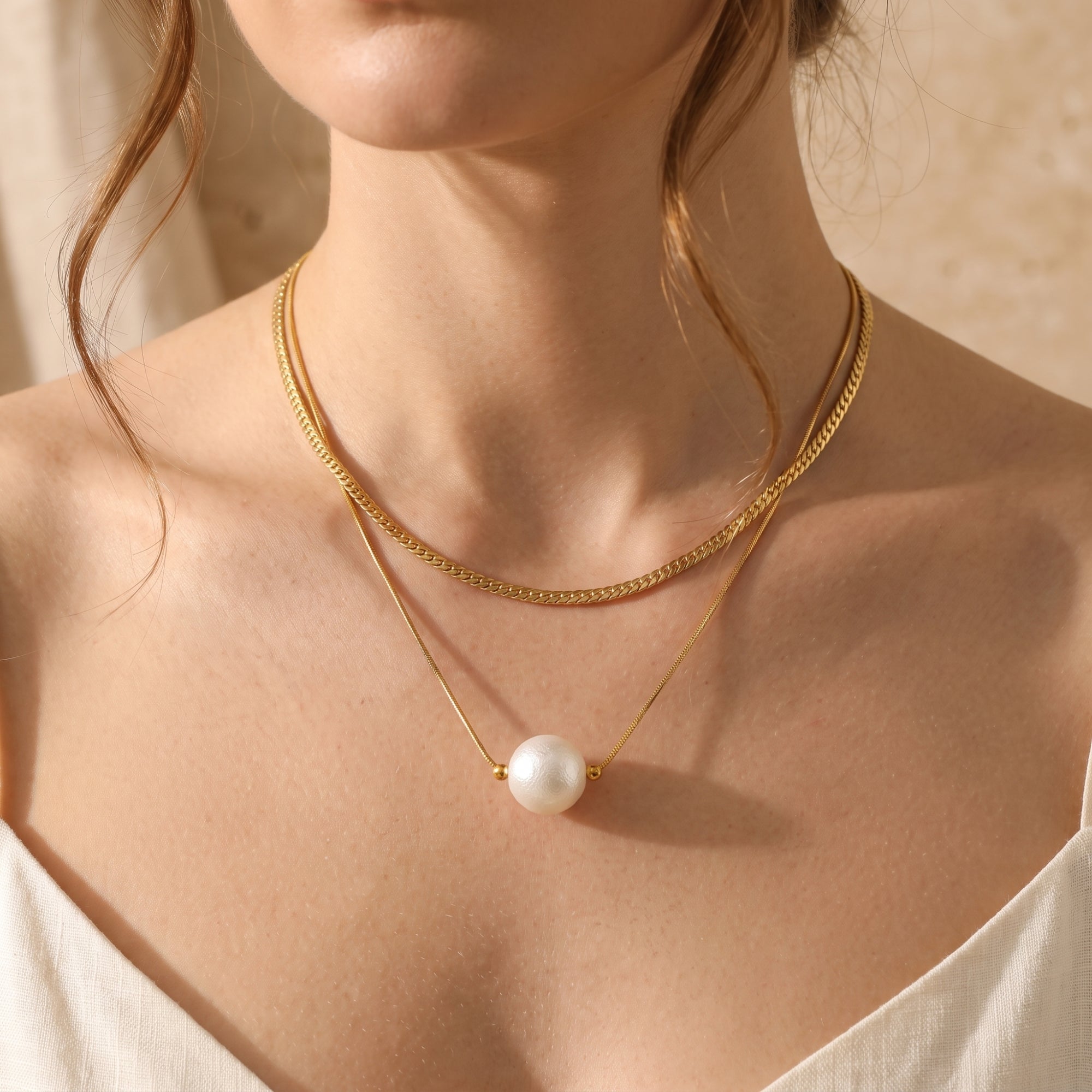 The Layered Pearl Necklace