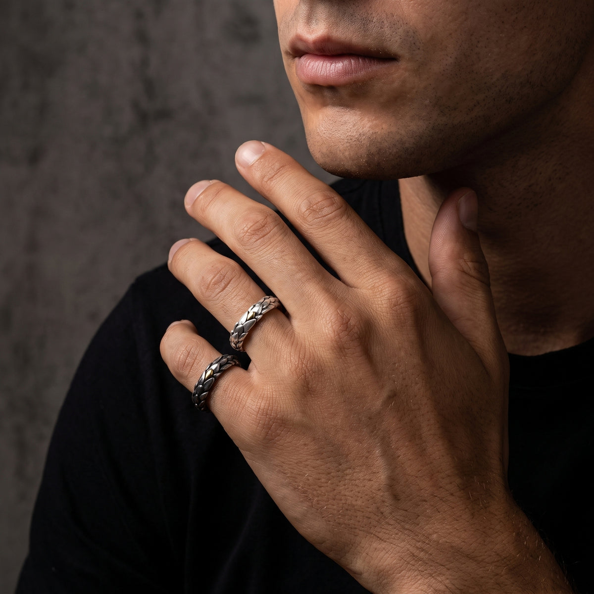 The Dragon Scale Open Ring