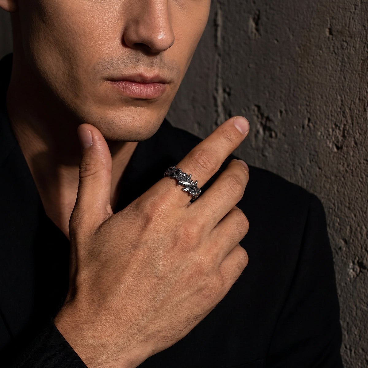 The Thorned Open Band Ring