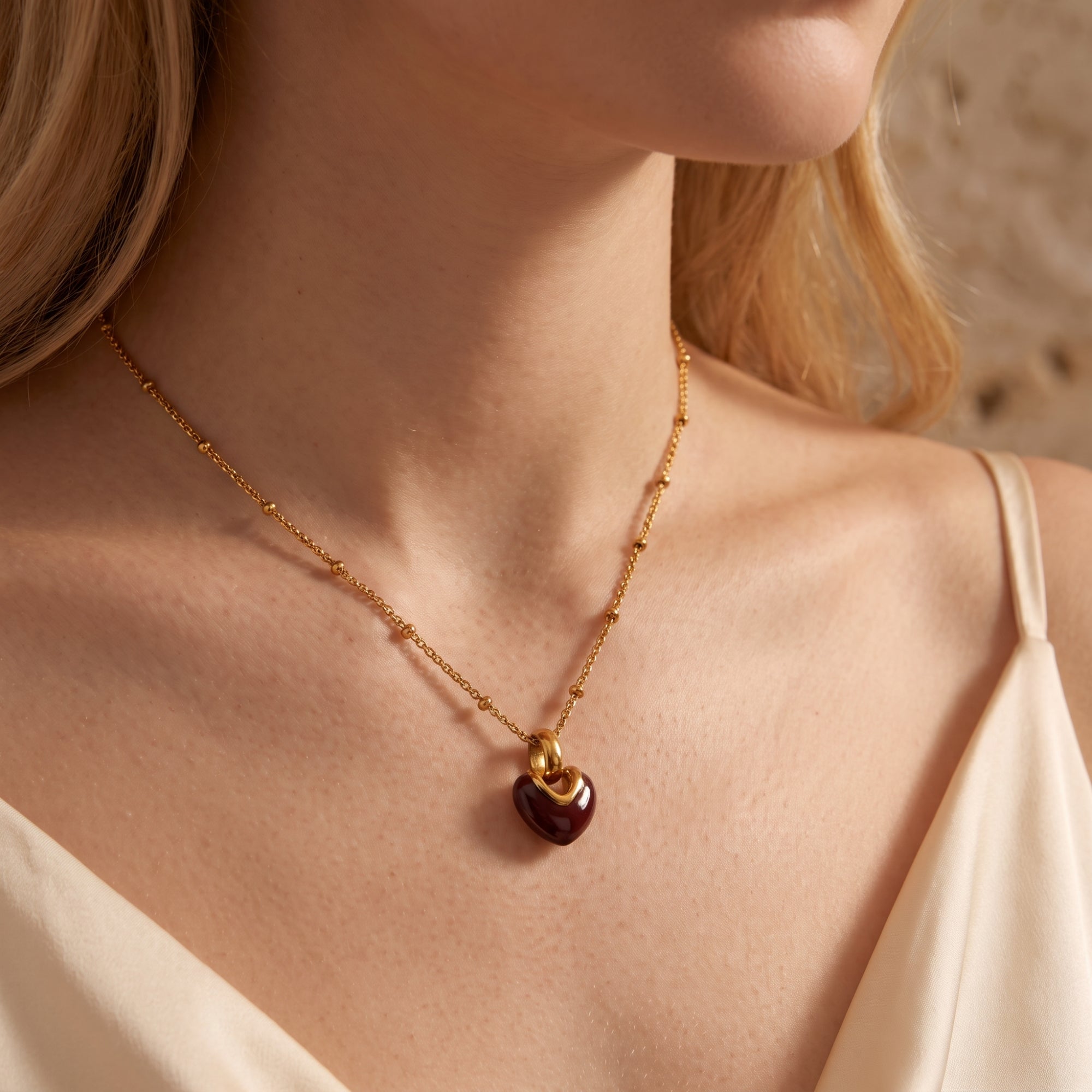 The Crimson Heart Necklace